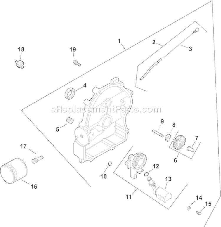 Page L Diagram and Parts List for CH25S-68683  Kohler Engine