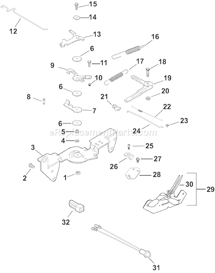 Page F Diagram and Parts List for CH730S-CH730-0018  Kohler Engine