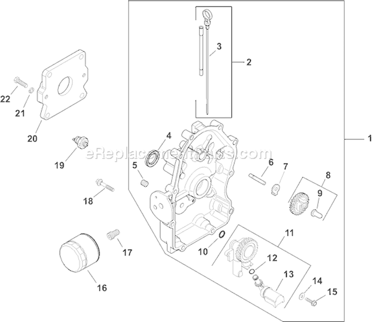 Page L Diagram and Parts List for CH730S-CH730-0027  Kohler Engine