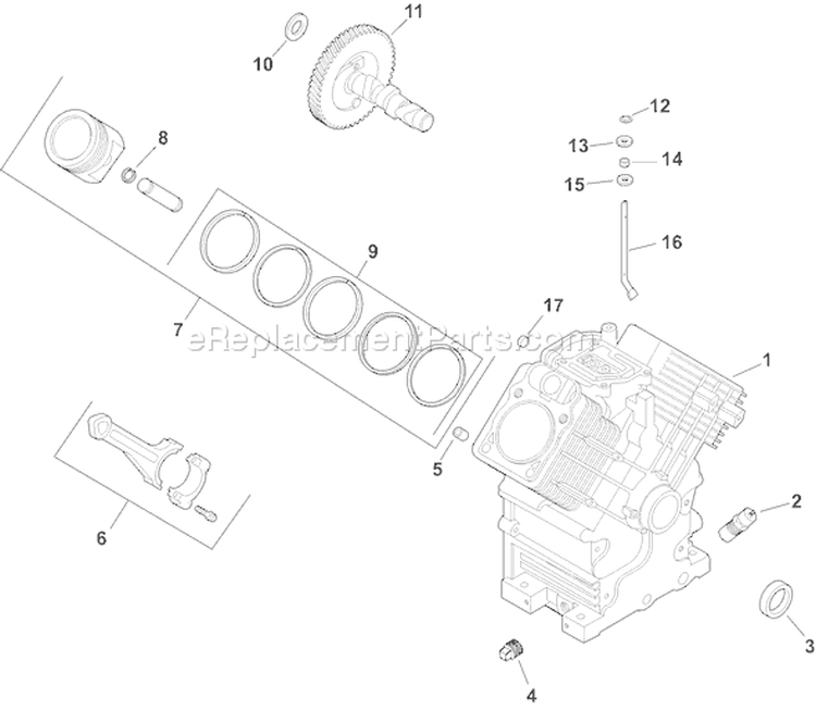 Page C Diagram and Parts List for CH730S-CH730-0004  Kohler Engine