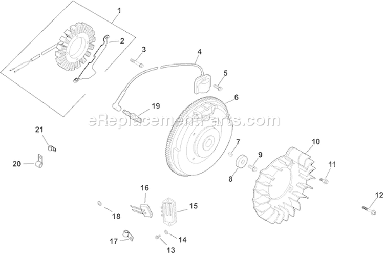 Page J Diagram and Parts List for CH730S-CH730-0034  Kohler Engine