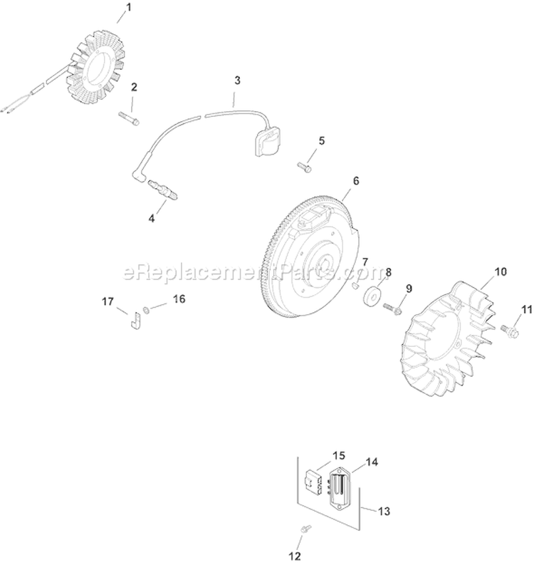 Page J Diagram and Parts List for CH730S-CH730-0036  Kohler Engine