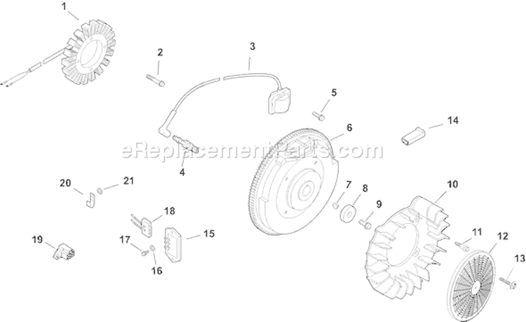 Page J Diagram and Parts List for CH730S-CH730-0038  Kohler Engine