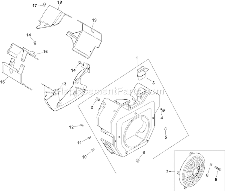 Page B Diagram and Parts List for CH22S-76565  Kohler Engine