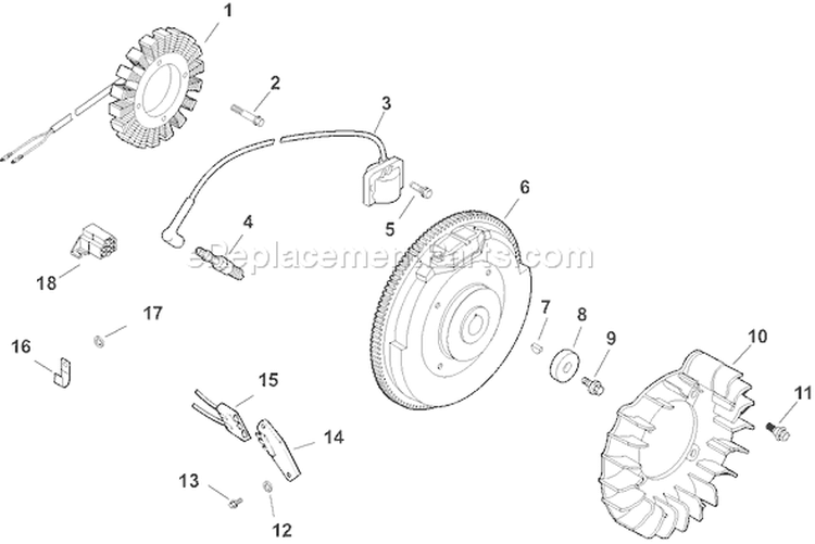 Page J Diagram and Parts List for CH730S-CH730-0047  Kohler Engine