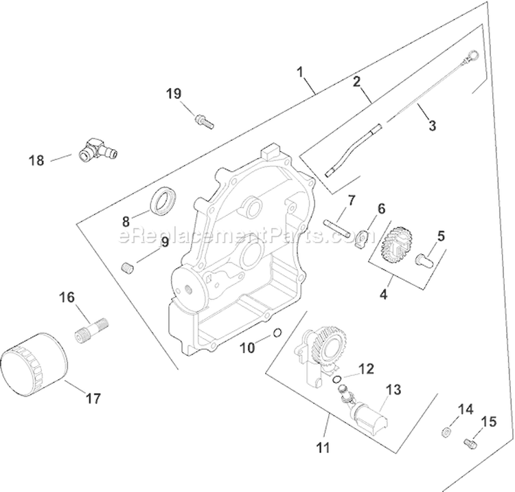 Page L Diagram and Parts List for CH25S-68630  Kohler Engine