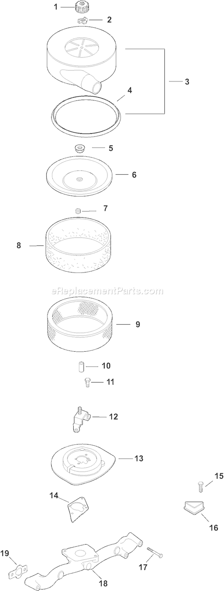 Page A Diagram and Parts List for CH730S-CH730-0051  Kohler Engine