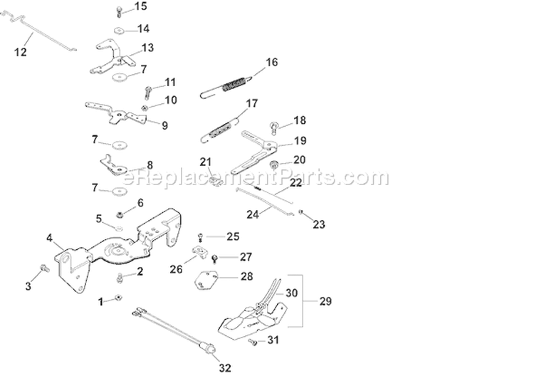 Page F Diagram and Parts List for CH25S-68565  Kohler Engine