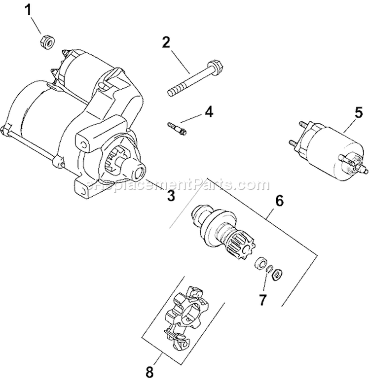 Page N Diagram and Parts List for CH18S-62626  Kohler Engine