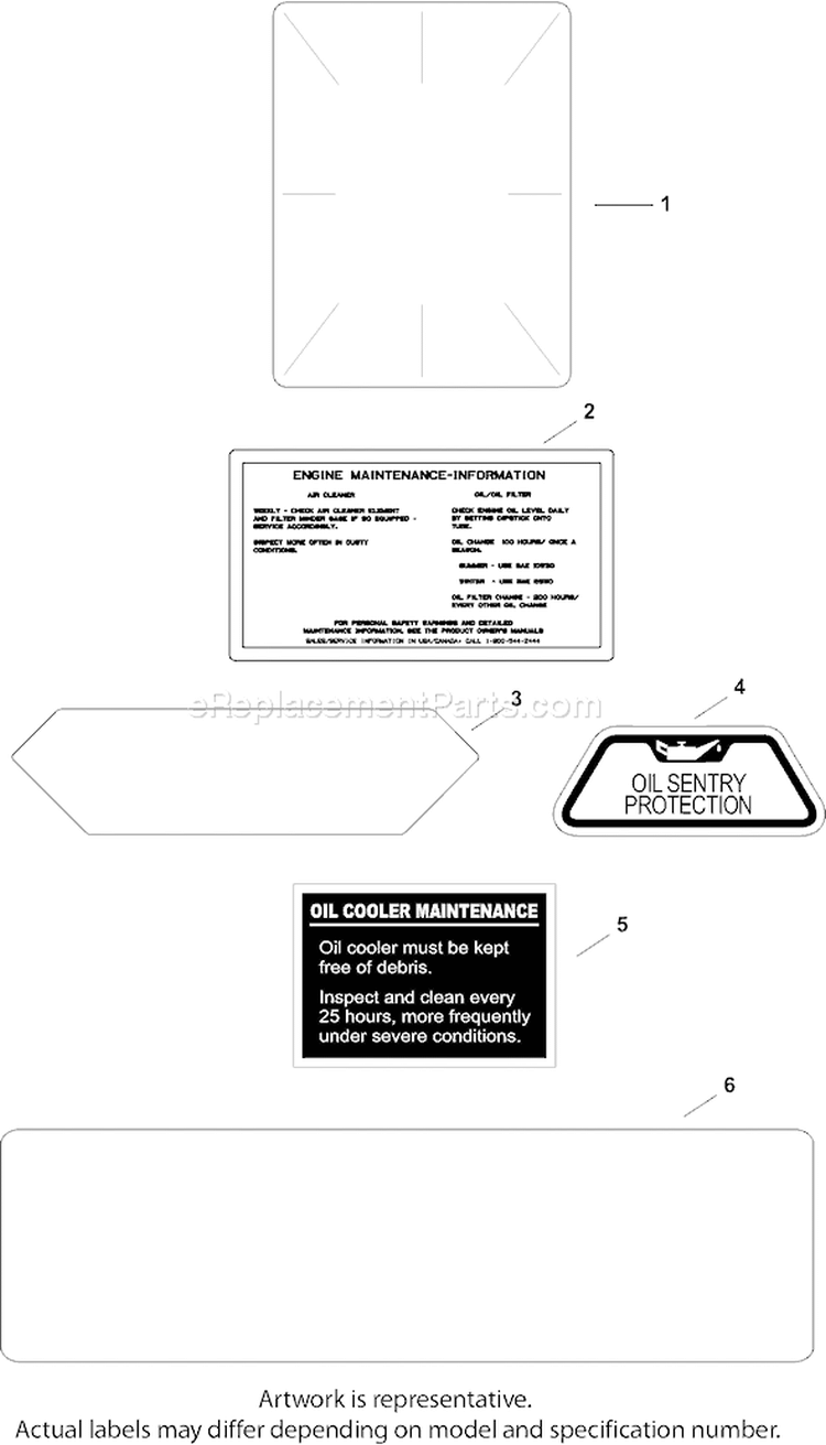 Page E Diagram and Parts List for CH25S-68703  Kohler Engine
