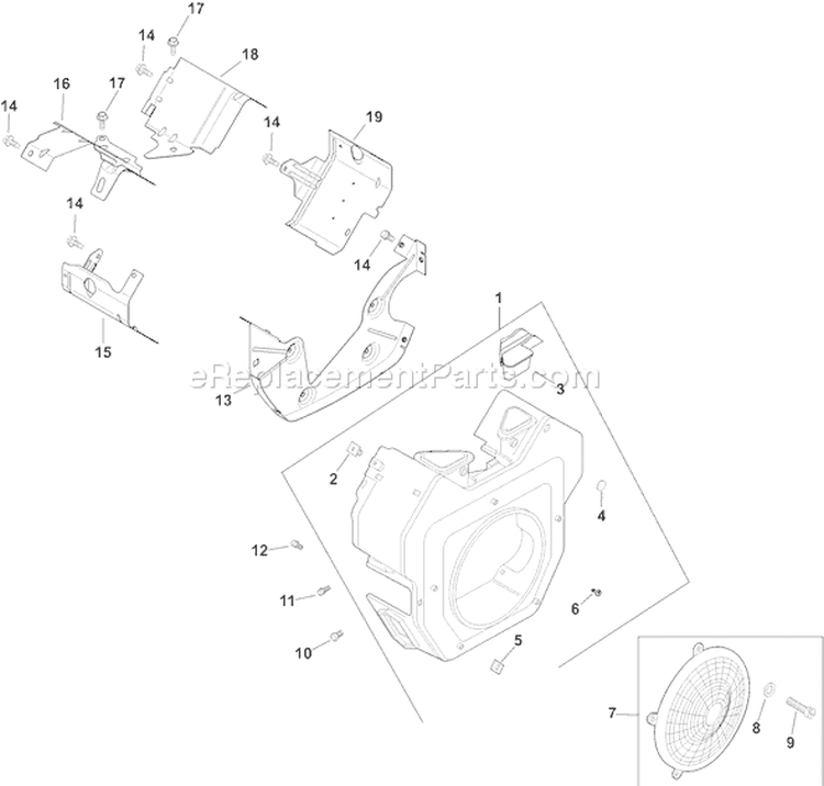 Page B Diagram and Parts List for CH20S-64716  Kohler Engine