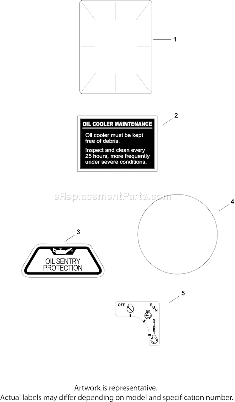 Page E Diagram and Parts List for CH20S-64652  Kohler Engine