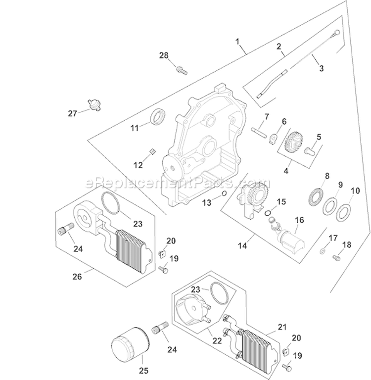 Page L Diagram and Parts List for CH730S-CH730-0084  Kohler Engine