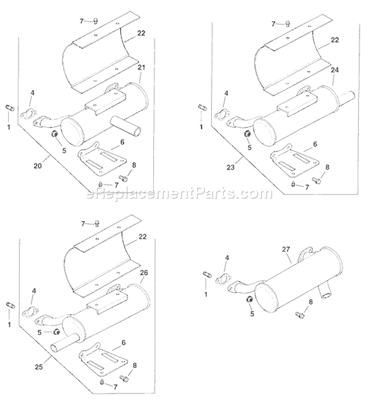 Page F Diagram and Parts List for CH25S-68699  Kohler Engine
