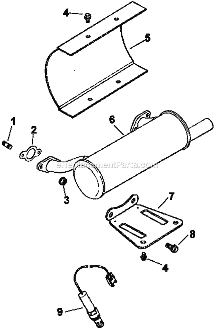 Page H Diagram and Parts List for CH26-78526  Kohler Engine