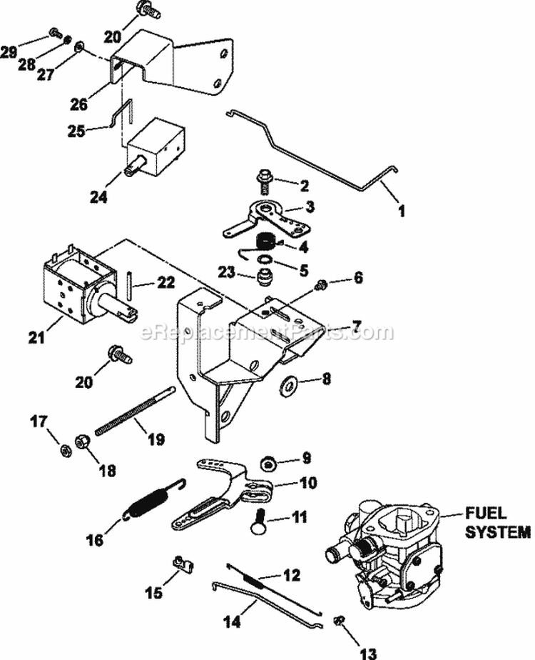 Page G Diagram and Parts List for CH620-3046  Kohler Engine