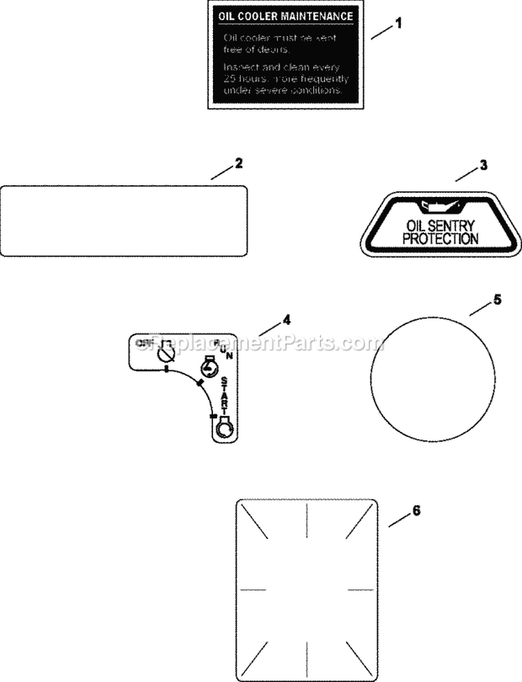 Page I Diagram and Parts List for CH25-68629  Kohler Engine