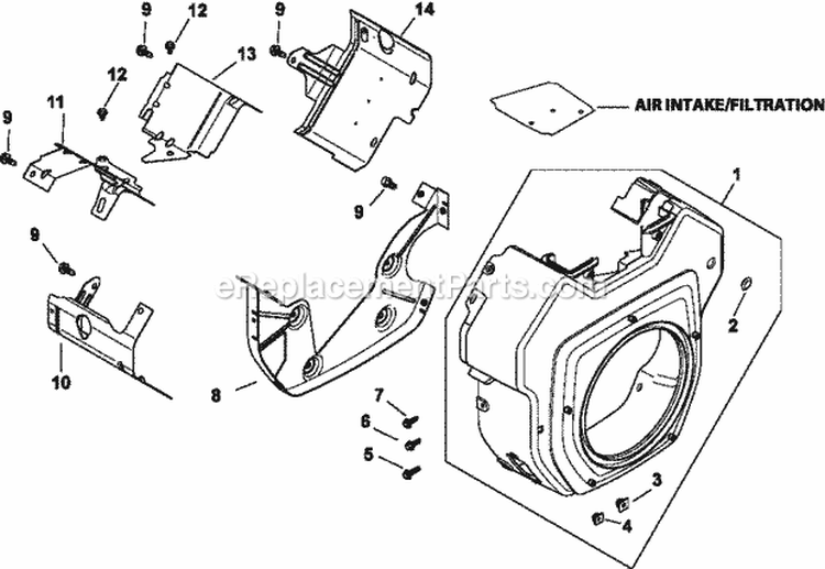Page C Diagram and Parts List for CH25-68710  Kohler Engine