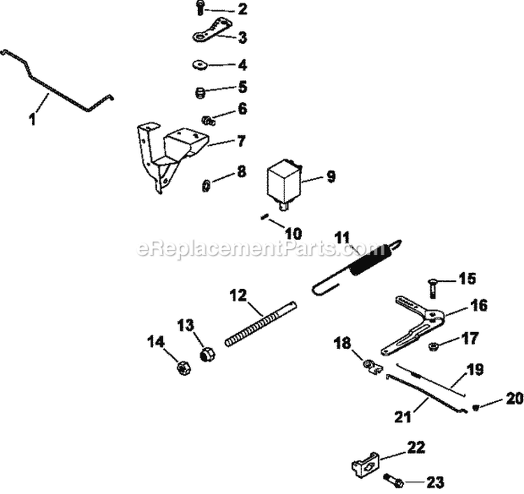Page H Diagram and Parts List for CH18-62584  Kohler Engine