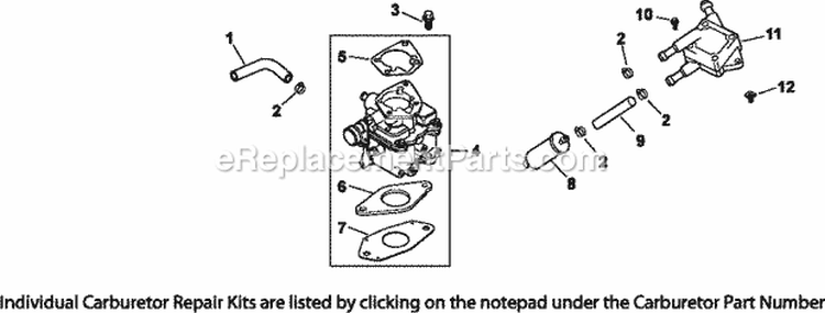 Page H Diagram and Parts List for CH730-0028  Kohler Engine