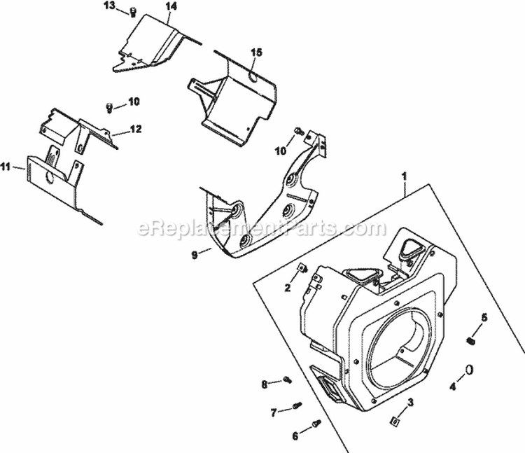 Page B Diagram and Parts List for CH740-0058  Kohler Engine