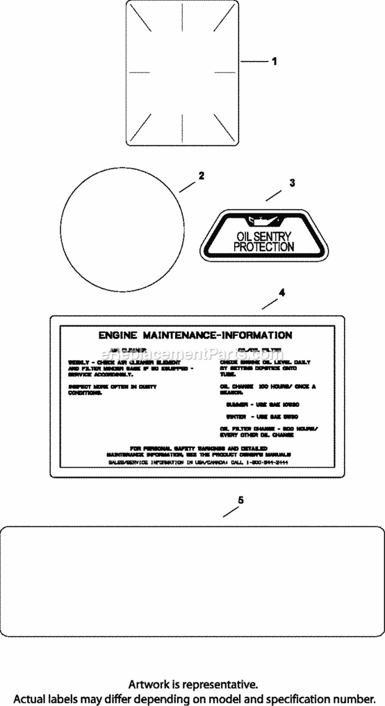 Page F Diagram and Parts List for CH740-0090  Kohler Engine