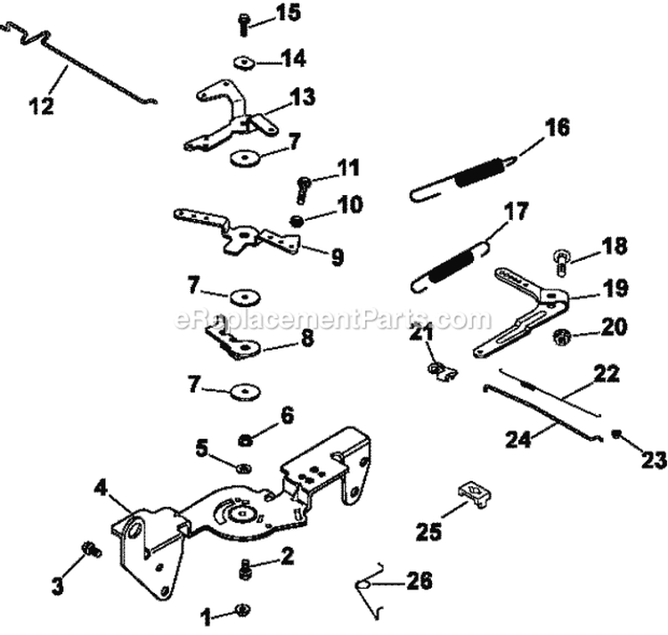 Page F Diagram and Parts List for CH730-0014  Kohler Engine