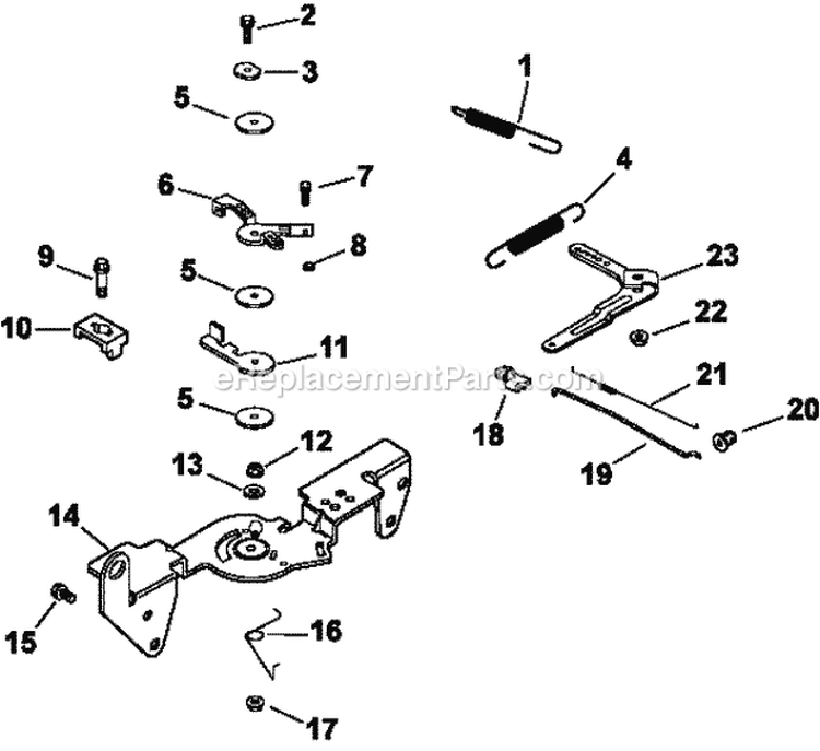Page G Diagram and Parts List for CH740-0101  Kohler Engine