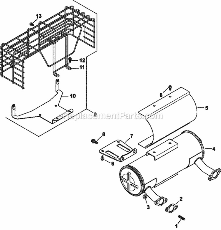 Page G Diagram and Parts List for CH740-0053  Kohler Engine