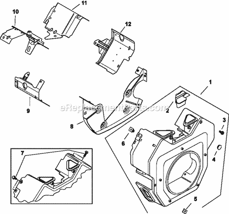 Page B Diagram and Parts List for CH730-0014  Kohler Engine