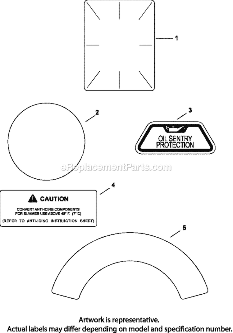 Page E Diagram and Parts List for CH740-3138  Kohler Engine
