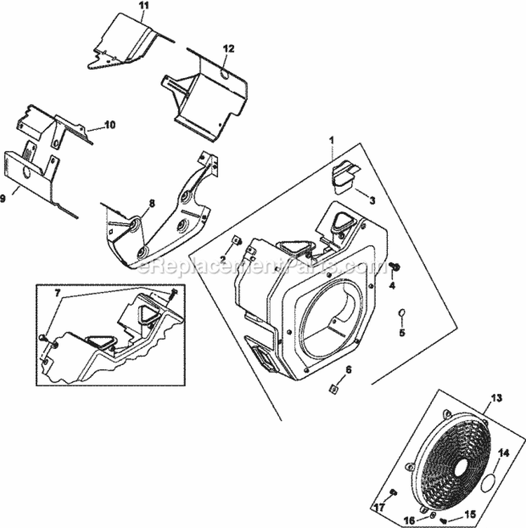 Page G Diagram and Parts List for CH740-3139  Kohler Engine
