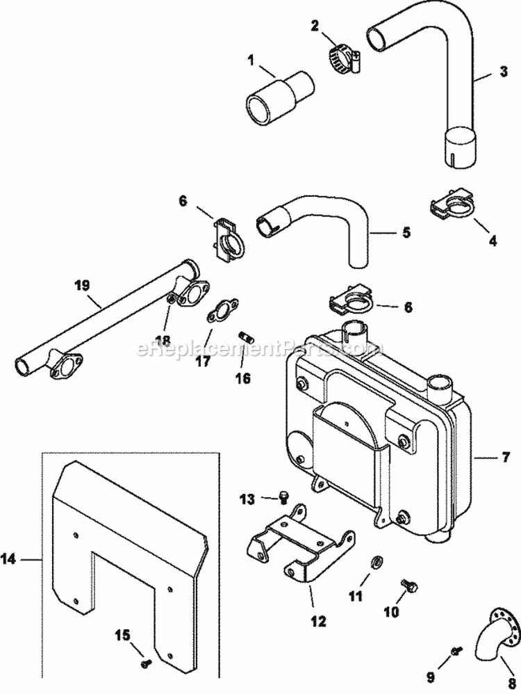Page I Diagram and Parts List for CH740-0056  Kohler Engine