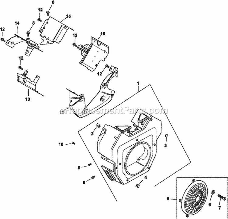 Page C Diagram and Parts List for CH25-68678  Kohler Engine