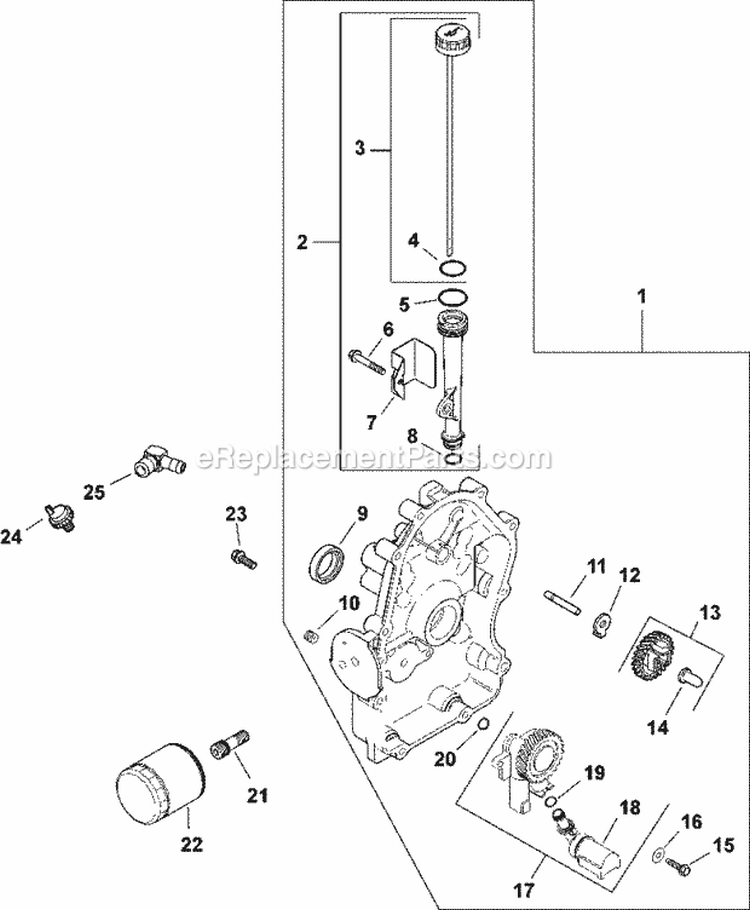 Page L Diagram and Parts List for CH18-62622  Kohler Engine