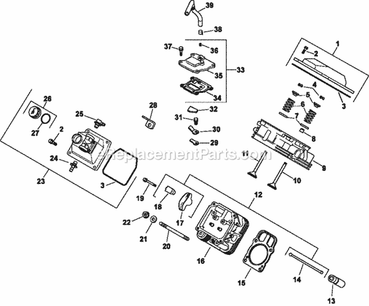 Page E Diagram and Parts List for CH25-68677  Kohler Engine