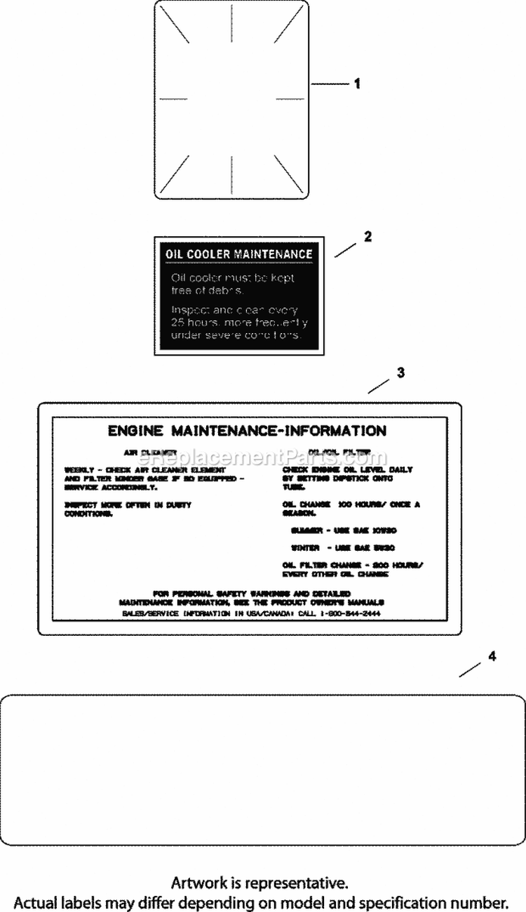 Page E Diagram and Parts List for CH740-0076  Kohler Engine