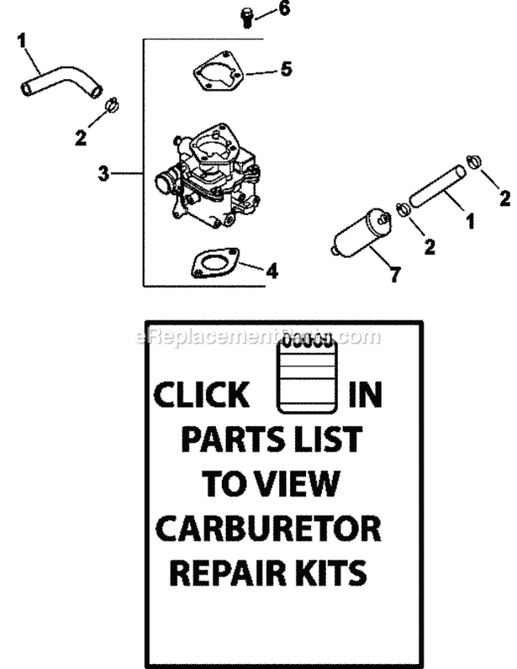 Page H Diagram and Parts List for CH740-0058  Kohler Engine