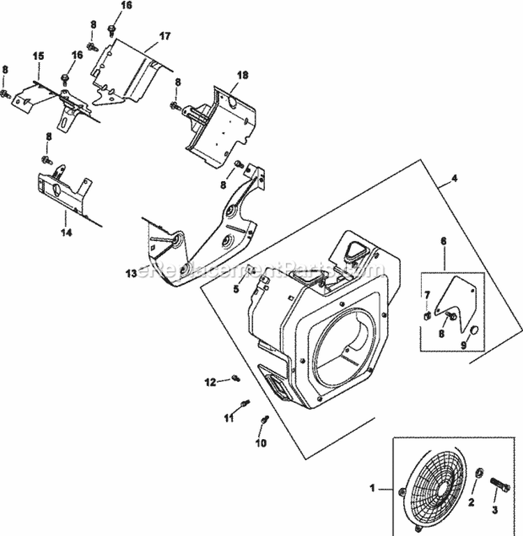 Page B Diagram and Parts List for CH730-3217  Kohler Engine