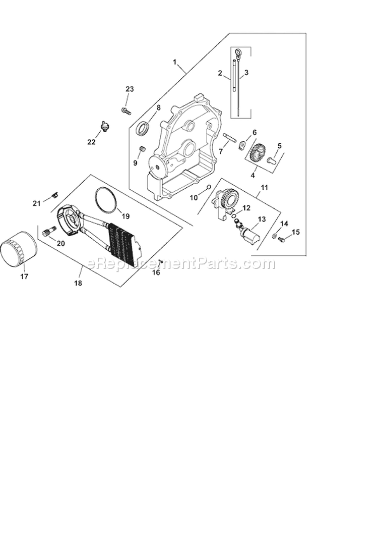 Page L Diagram and Parts List for CH740-CH740-0035  Kohler Engine