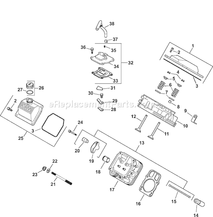 Page I Diagram and Parts List for CH740-CH740-0035  Kohler Engine