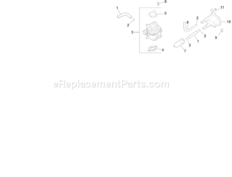 Page H Diagram and Parts List for CH740QS-CH740-0026  Kohler Engine