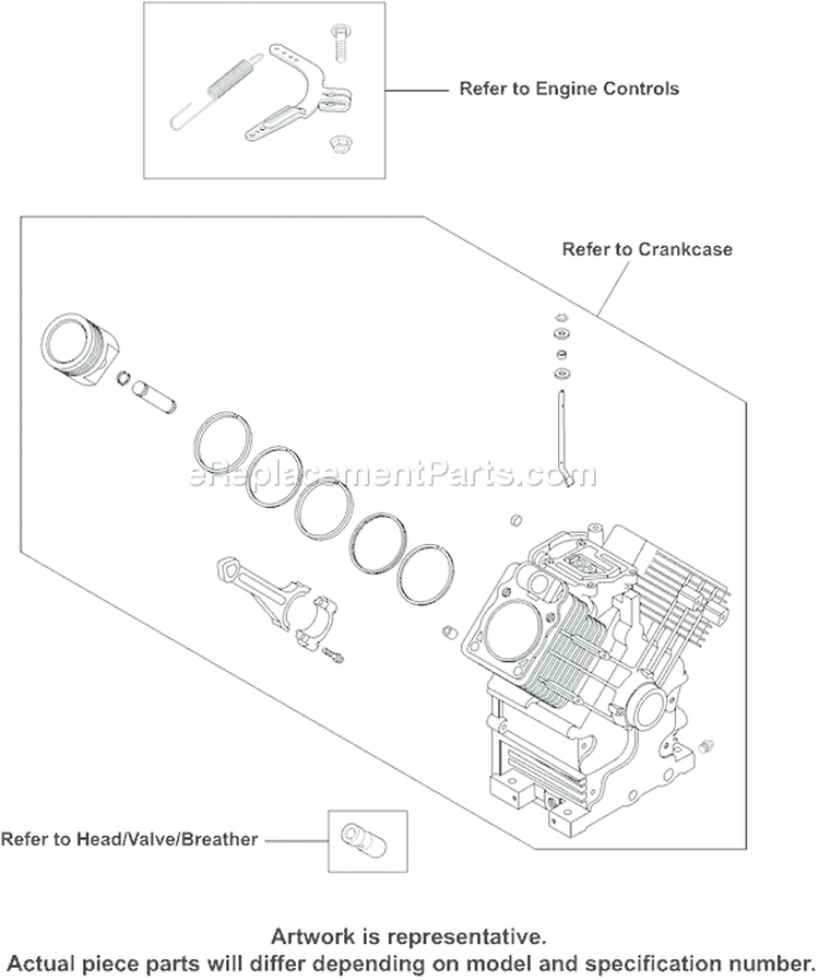 Page K Diagram and Parts List for CH740S-CH740-0003  Kohler Engine