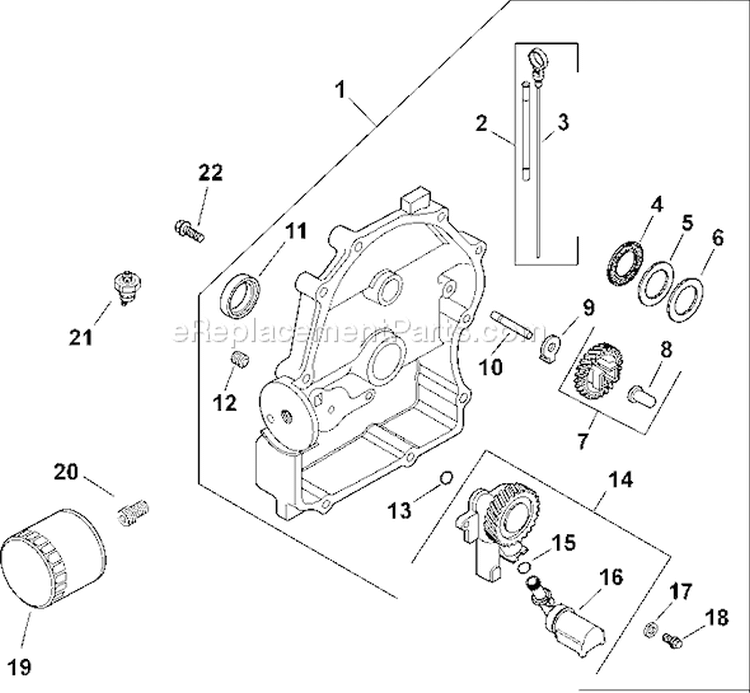 Page L Diagram and Parts List for CH740S-CH740-0006  Kohler Engine