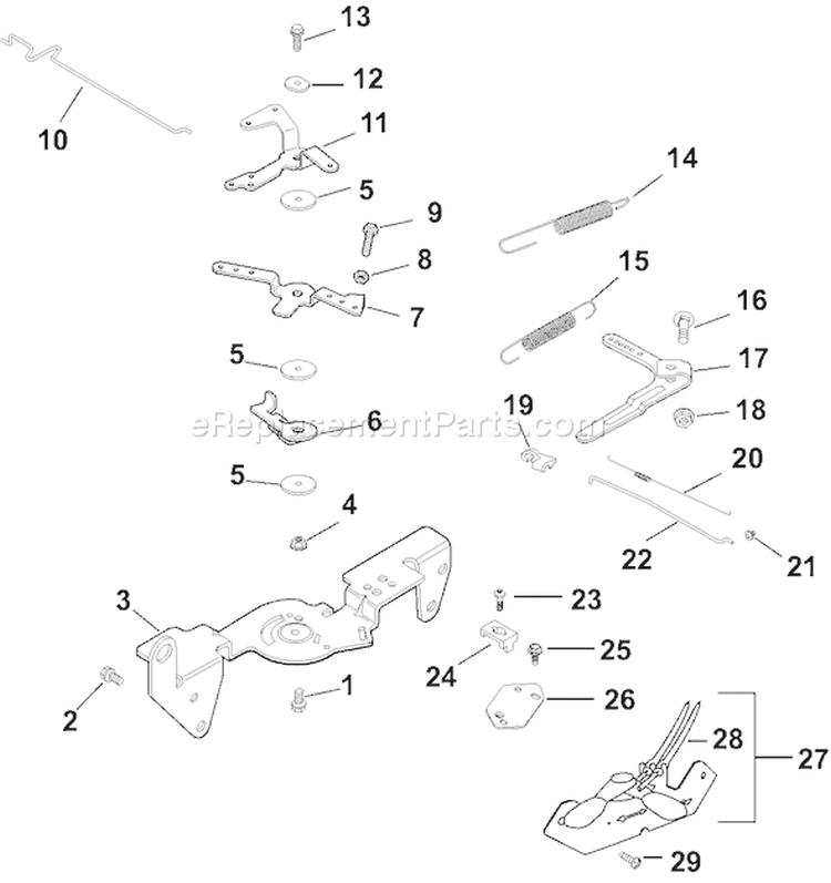 Page F Diagram and Parts List for CH740S-CH740-0010  Kohler Engine
