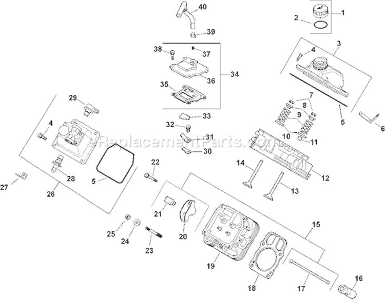 Page I Diagram and Parts List for CH740S-CH740-0021  Kohler Engine