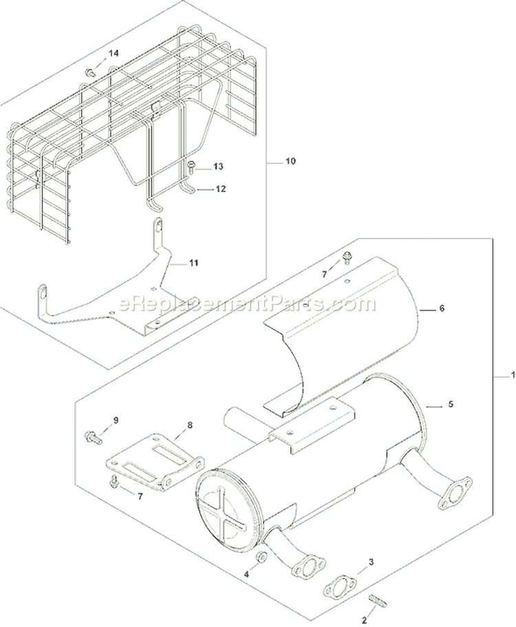 Page G Diagram and Parts List for CH740S-CH740-0022  Kohler Engine