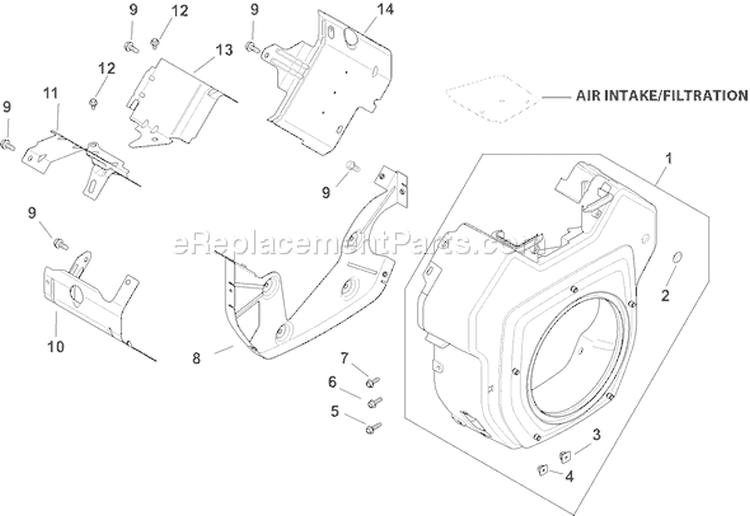 Page B Diagram and Parts List for CH25GS-68701  Kohler Engine