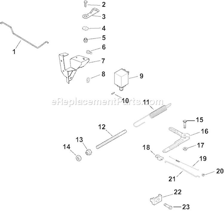 Page F Diagram and Parts List for CH20S-64657  Kohler Engine