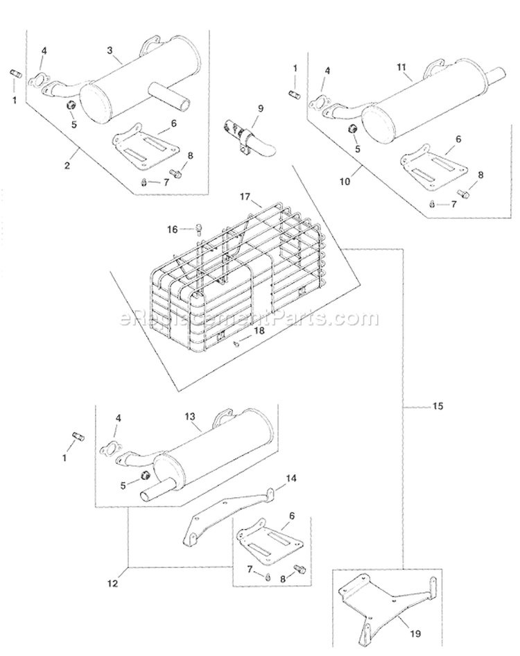 Page F Diagram and Parts List for CH20-64607  Kohler Engine